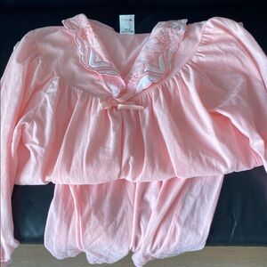 Pink Embroidered Nightgown